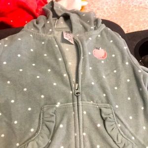 Cute apple jacket with dots